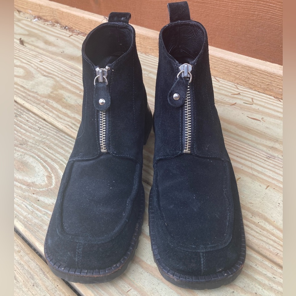 90s KENNETH COLE Suede Ankle Boots - Picture 3 of 16